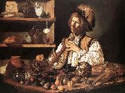 CECCO DEL CARAVAGGIO The Flute Player fg oil painting picture wholesale